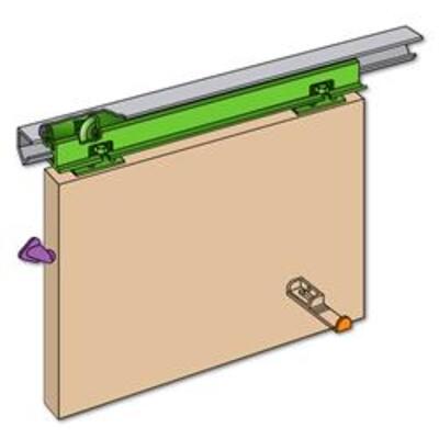 HENDERSON Phantom Single Track Sliding Door Gear - 915mm