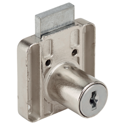 RONIS 4500 Square Drawer Furniture Lock - 22mm NP KD under SM MK Series