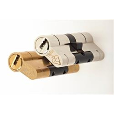 Yale Superior BS TS007 Anti Snap Euro Cylinder  - 60/40 Nickel