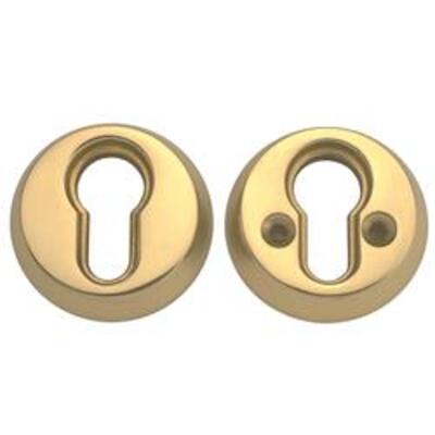 Union 53043 Euro Escutcheons  - Brass (PB)