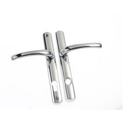 Yale TS007 2* Platinum Security Handle 92/215 - Yale TS007 2 star security handle polished gold