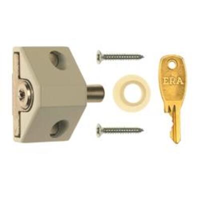 Era 100 Patio Door Lock  - ERA 100-12 1 lock & 2 keys