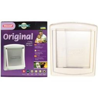 Staywell 700 Series Medium Catflap  - White