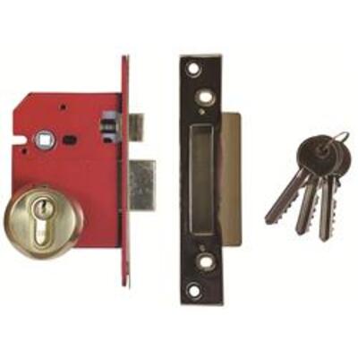 Era BS3621:2004 Euro Sashlock Complete Lockset  - 67mm (2 &frac12;")