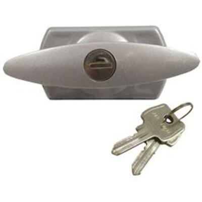 L&F Universal T Handle - Diamond Spindle  - Silver T handle