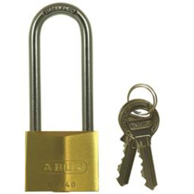 Abus 65 Series Long Shackle Padlock  - Keyed to differ