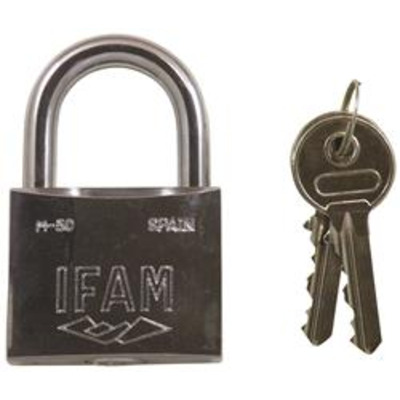 IFAM, Stainless Steel, Standard Shackle Padlock, Keyed Alike - Keyed alike KA5