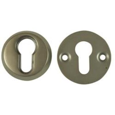 Union (ex Chubb) 3C14 Euro Security Escutcheon  - Brass (PB)