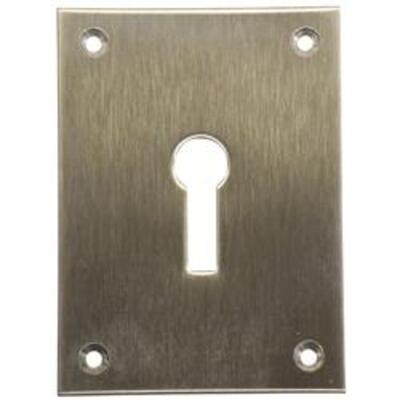 Souber Screw On UK Escutcheon  - Satin Stainless Steel (SSS)