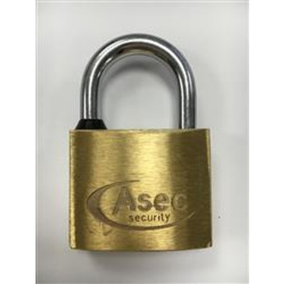Asec Brass Padlocks Keyed Alike  - Master keyed