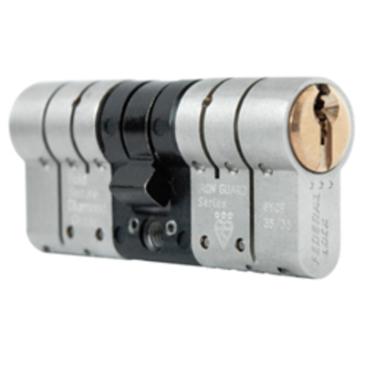 Federal Ultimate BS TS007 3 Star Iron Guard Euro Cylinder from £39.99 Inc VAT - Extra key