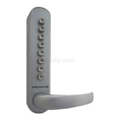Borg Locks BL6003, Keypad, Inside Handle, 60mm Lockcase - White