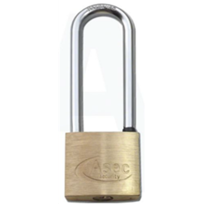 Asec Long Shackle Padlock  - Long