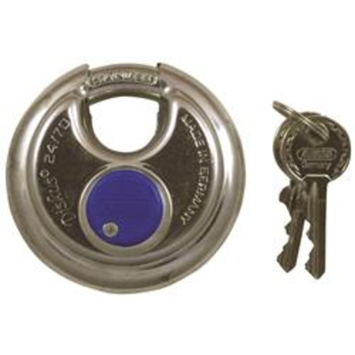 Abus 24 Series Marine Grade Diskus 60mm & 70mm Padlocks Keyed Alike - Keyed alike on key EE0121