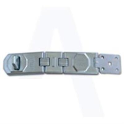 ASEC Galvanised Multi Link Concealed Fixing Hasp & Staple  - 155mm GALV