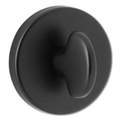 ASEC URBAN Bathroom Turn Escutcheon - Black (Visi)