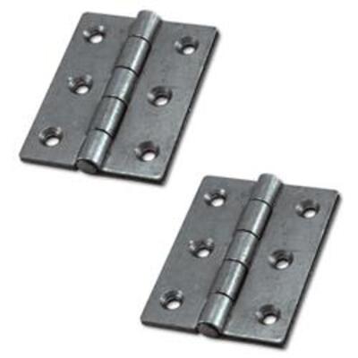 ASEC Double Pressed Steel Butt Hinge - 100mm (1 Pair)
