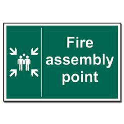 ASEC Fire Assembly Point Sign 400mm x 600mm - 400mm x 600mm