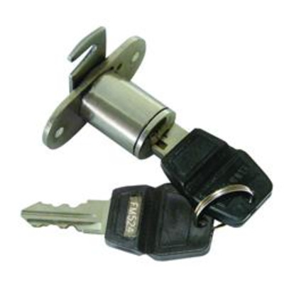 ASEC Twin Flange Fix Furniture Pedestal Hook Cam Lock - Pedestal Lock
