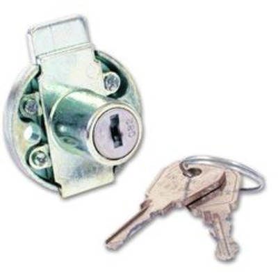 L&F 5872 Furniture Lock - 19mm NP KD Bagged