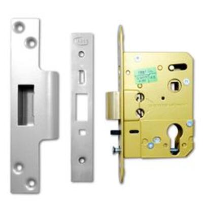 ASEC Euro / Oval Nightlatch Case - 76mm PB Boxed
