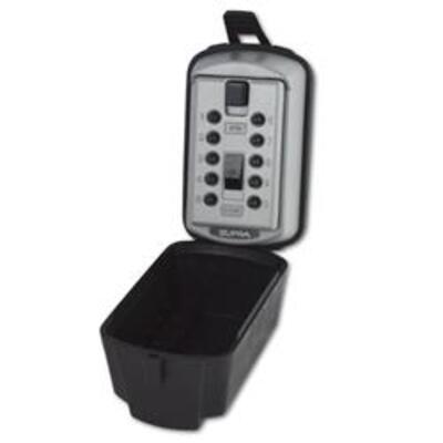 SUPRA 001324 Slim Line Key Safe Complete With Cover - GRY Boxed