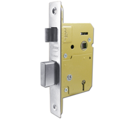 ASEC BS3621 5 Lever Sashlock - 76mm 3 inch Satin steel