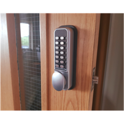 Borg Locks BL2021 ECP - Tubular Latch, non-holdback inside paddle handle & ECP coding chamber - 60mm Tubular Latch