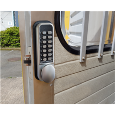 Borg Locks BL2002 ECP - 28mm ali latch, non-holdback inside paddle handle & ECP coding chamber - 28mm ali latch