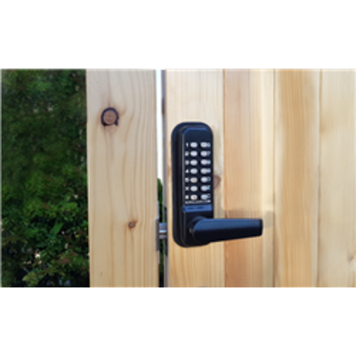 BL4401 ECP MG, Free turning Lever handle ECP keypad, inside holdback lever handle