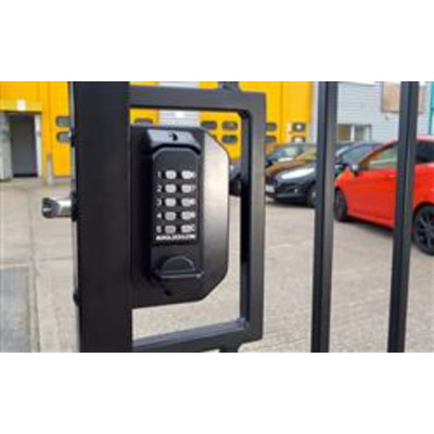 BL3030, Mini Gate Lock with back to back keypads & Concealed code change - Right Hand With Adaptor kit