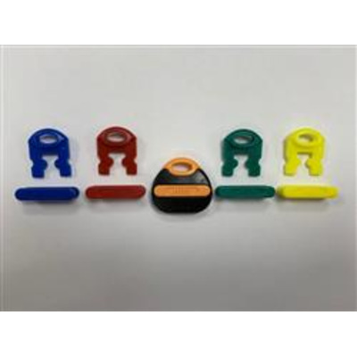 ABS key colour fob