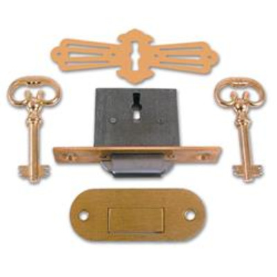 ASEC 185 2 Lever Desklock - 82mm SB KD Visi