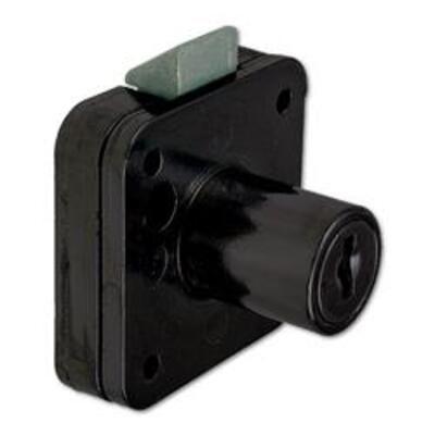 L&F 5883 Cylinder Drawer Lock - 20mm BLK KD Bagged