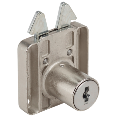 RONIS 6900 Square Claw Drawer Furniture Lock - 22mm NP MK (SM Series)