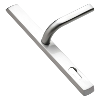 LOXTA 92 Lever/Lever UPVC Furniture - 278mm Backplate - Polished Gold