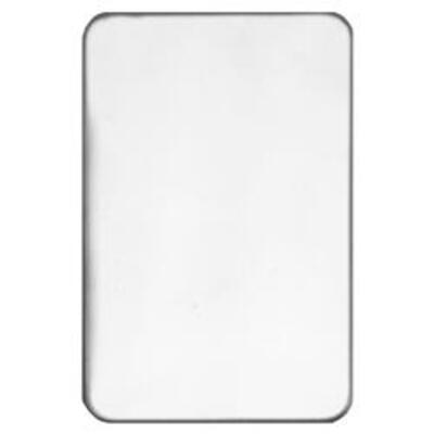 ASEC Self Adhesive 45mm x 70mm Blank Escutcheon - Brass