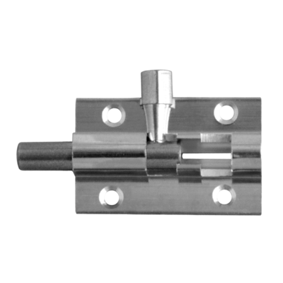 ASEC VITAL Chrome 25mm Wide Straight Barrel Bolt - VT10235