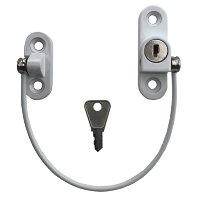 ASEC VITAL 200mm x 3mm Lockable Cable Window Restrictor - VT10242
