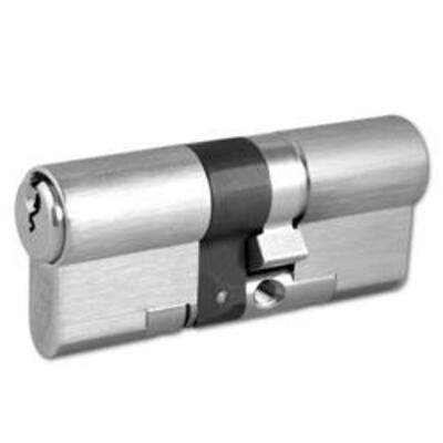 EVVA EPS 3 Star Snap Resistant Euro Double Cylinder - INT 61/41 EXT Nickel Plated