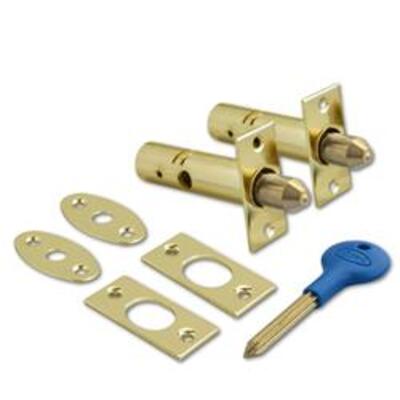 ASEC Door Security Rack Bolt & Key - AS5036