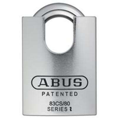 ABUS 83CS/80 Series CEN6 Steel Closed Shackle Padlock Without Cylinder - L22585