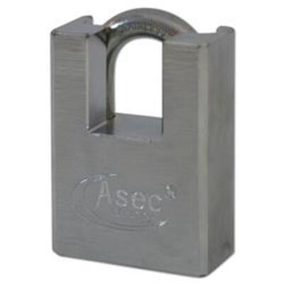 ASEC Closed Shackle Padlock with Removable Cylinder - AS11692