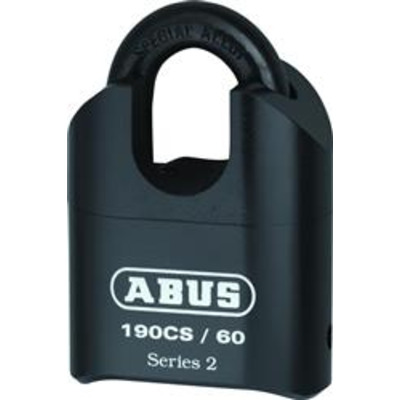 ABUS 190 Series Heavy Duty Combination Closed Shackle Padlock - L19289