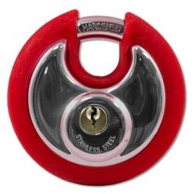 Asec Coloured Discus Padlock - AS10473