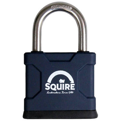 SQUIRE ATL42S & ATL52S All Terrain Rustproof Open Shackle Brass Padlock - L31698