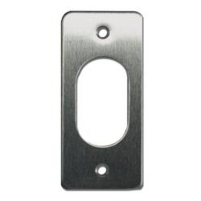 SOUBER TOOLS UE2 Slim Oval Escutcheon - Stainless steel screw fix
