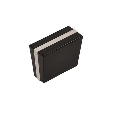 Urfic Siro Square Liquorice Cabinet Knob, Black & White - 01060-30K60K1 BLACK & WHITE