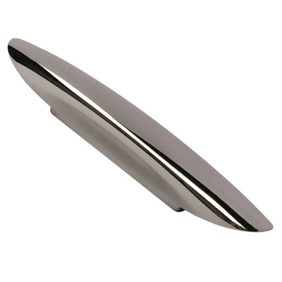Urfic Siro Die Cast Slim Half Moon Cabinet Pull Handle (64mm c/c), Bright Chrome - 1993-142ZN1 BRIGHT CHROME