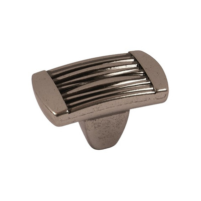 Urfic Siro Die Cast Textured Cabinet Knob, Antique Silver - 2163-37ZN29 ANTIQUE SILVER